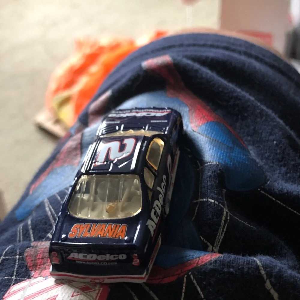 Navy Blue Die-Cast Toy Race Car - Number 2